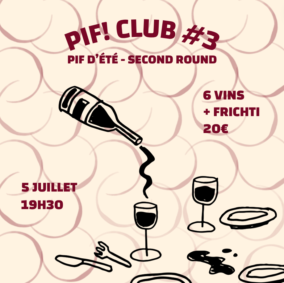 DÉGUSTATION PIF! Club